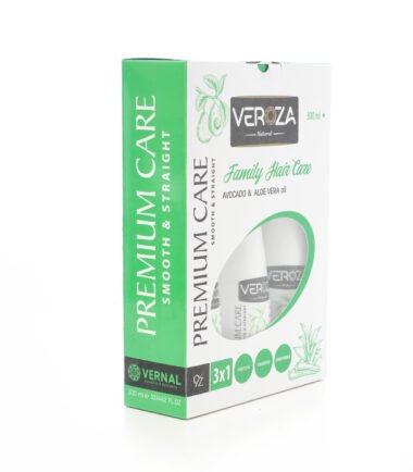 Veroza Hair Care Set with Avocado & Aloe Vera – 3 Pieces, 300 ml Each